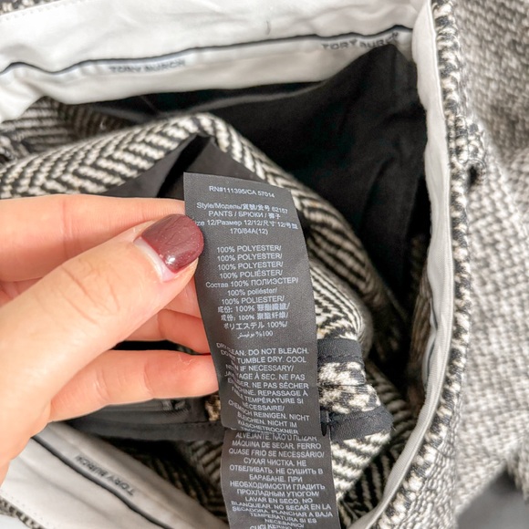 NEW Tory Burch Printed Donegal High Waist Pant - Picture 7 of 8